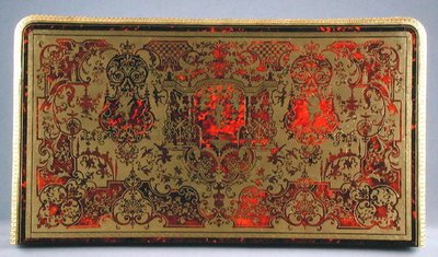 Top of a Louis XIV Boulle Commode, c.1700 (tortoiseshell, brass and ormolu) by French School